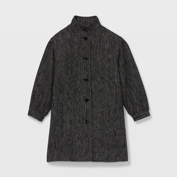 Herringbone Swing Coat - Picture 3 of 5